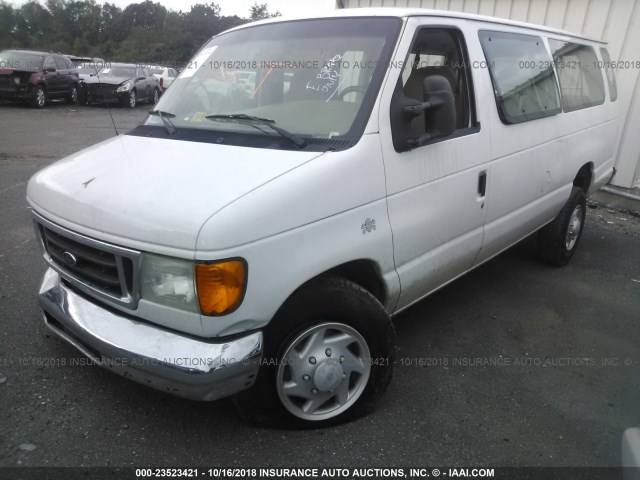 1FBSS31L07DB02001 - 2007 FORD ECONOLINE E350 SUPER DUTY WAGON WHITE photo 2