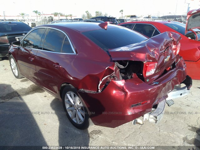 1G11D5SL4FF268576 - 2015 CHEVROLET MALIBU 2LT BURGUNDY photo 3