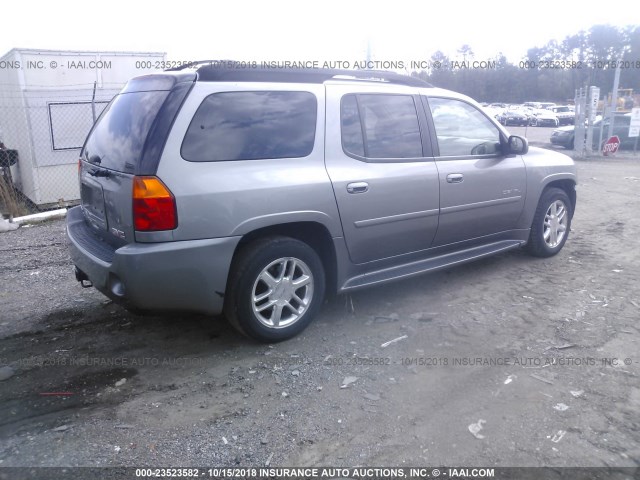 1GKET66M566110093 - 2006 GMC ENVOY DENALI XL GRAY photo 4