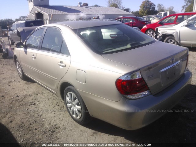 4T1BE30K85U598816 - 2005 TOYOTA CAMRY LE/XLE/SE BEIGE photo 3