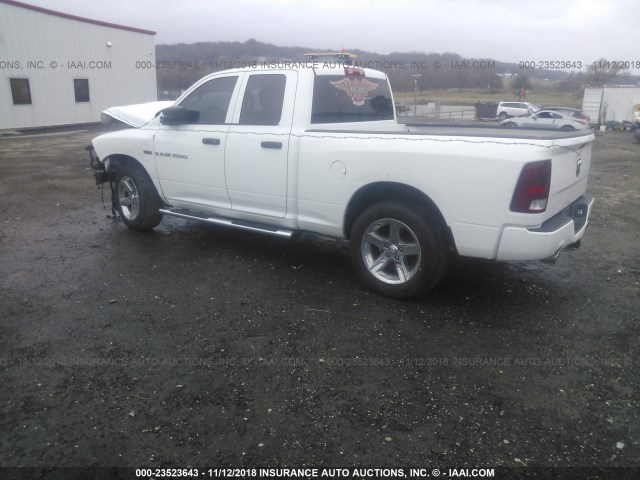 1C6RD6FT3CS281713 - 2012 DODGE RAM 1500 ST WHITE photo 3