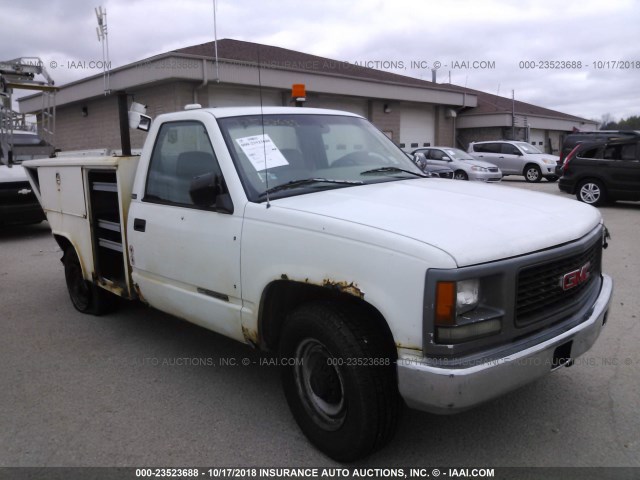 1GDGC24FXSZ563650 - 1995 GMC SIERRA C2500 WHITE photo 1