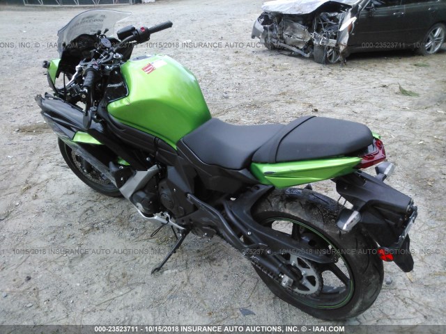 JKAEXEE19GDA22014 - 2016 KAWASAKI EX650 E GREEN photo 3