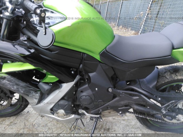 JKAEXEE19GDA22014 - 2016 KAWASAKI EX650 E GREEN photo 9