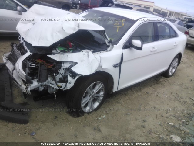 1FAHP2E8XFG183650 - 2015 FORD TAURUS SEL WHITE photo 2