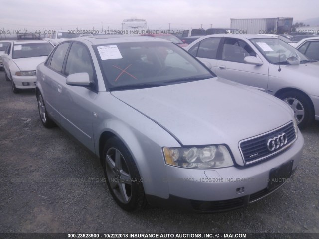 WAULC68E23A184893 - 2003 AUDI A4 1.8T QUATTRO SILVER photo 1