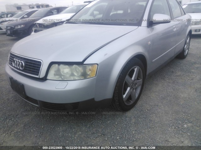 WAULC68E23A184893 - 2003 AUDI A4 1.8T QUATTRO SILVER photo 6