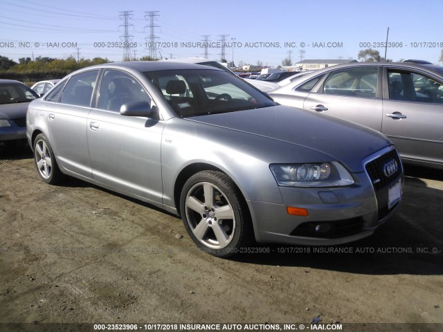 WAUDH74F38N028016 - 2008 AUDI A6 3.2 QUATTRO GRAY photo 1