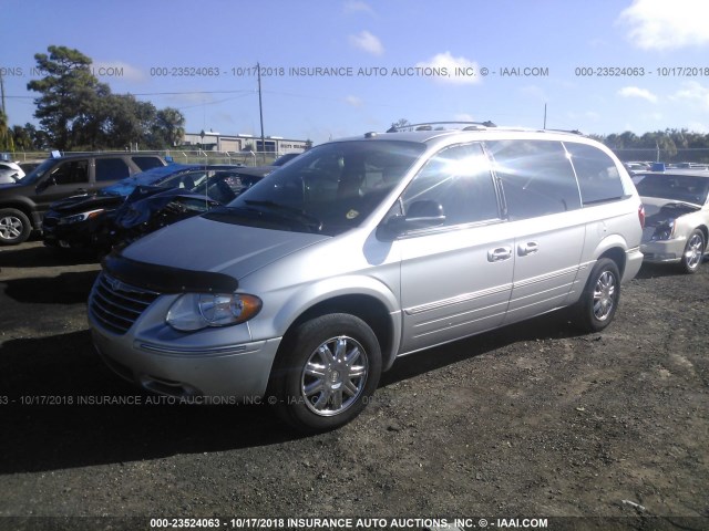 2C8GP64L75R366521 - 2005 CHRYSLER TOWN & COUNTRY LIMITED SILVER photo 2