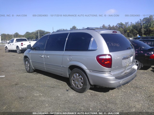 2C8GP64L75R366521 - 2005 CHRYSLER TOWN & COUNTRY LIMITED SILVER photo 3