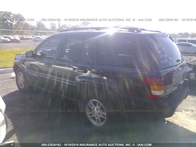 1J4GW48N14C411345 - 2004 JEEP GRAND CHEROKEE LAREDO/COLUMBIA/FREEDOM 黑色 照片 3