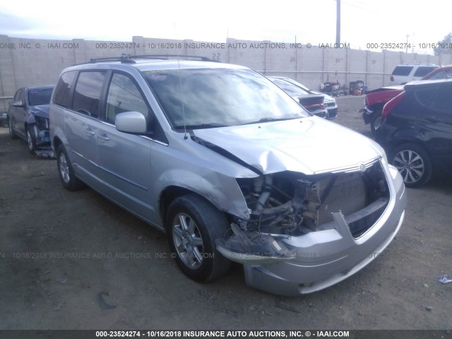 2A4RR5D17AR461159 - 2010 CHRYSLER TOWN & COUNTRY TOURING SILVER photo 1