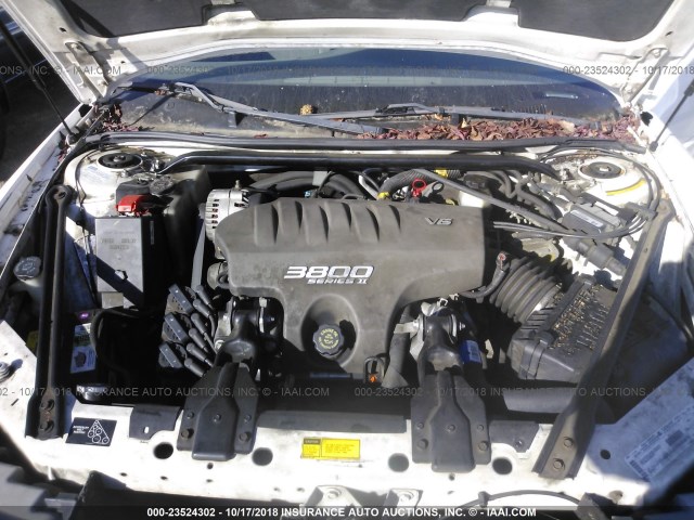 2G4WB52K9Y1223858 - 2000 BUICK REGAL LS WHITE photo 10