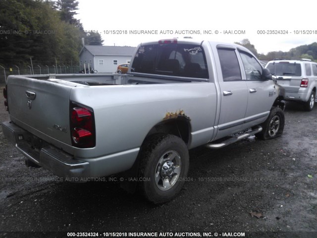 3D7KS28A27G851580 - 2007 DODGE RAM 2500 ST/SLT SILVER photo 4