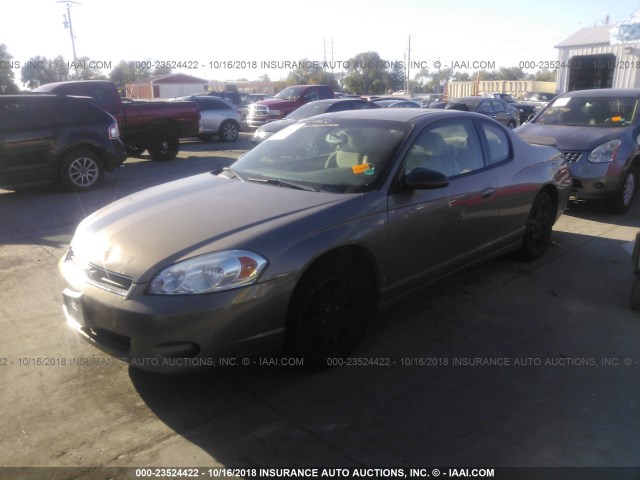 2G1WK16K879223222 - 2007 CHEVROLET MONTE CARLO LT GRAY photo 2