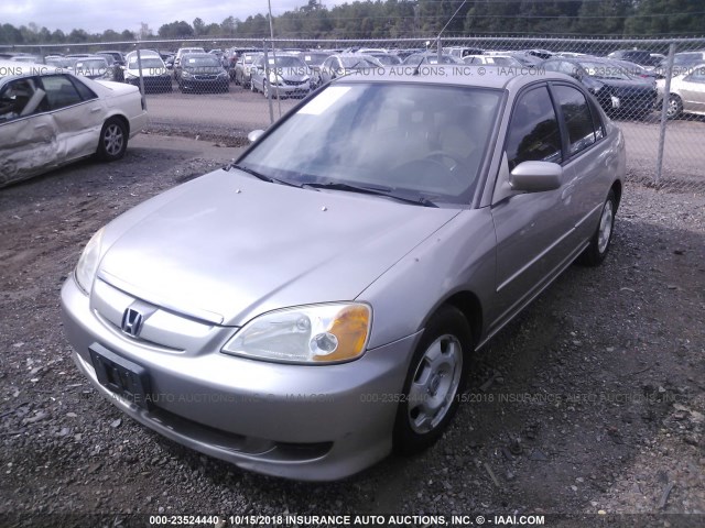 JHMES96623S023447 - 2003 HONDA CIVIC HYBRID GOLD photo 6