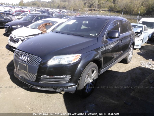 WA1AV74L67D020849 - 2007 AUDI Q7 4.2 QUATTRO GRAY photo 2