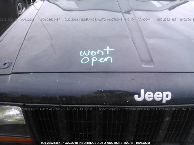 1J4FF68S2XL514954 - 1999 JEEP CHEROKEE SPORT/CLASSIC შავი ფოტო 10