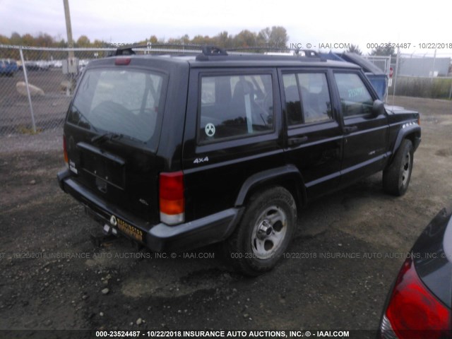 1J4FF68S2XL514954 - 1999 JEEP CHEROKEE SPORT/CLASSIC შავი ფოტო 4