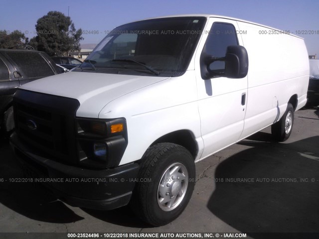 1FTSS3EL4CDB35776 - 2012 FORD ECONOLINE E350 SUPER DUTY VAN WHITE photo 2