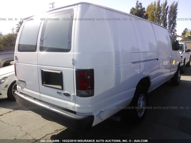 1FTSS3EL4CDB35776 - 2012 FORD ECONOLINE E350 SUPER DUTY VAN WHITE photo 4