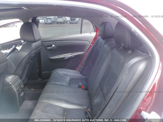 1G1ZE5E74BF106388 - 2011 CHEVROLET MALIBU LTZ 红色 照片 8