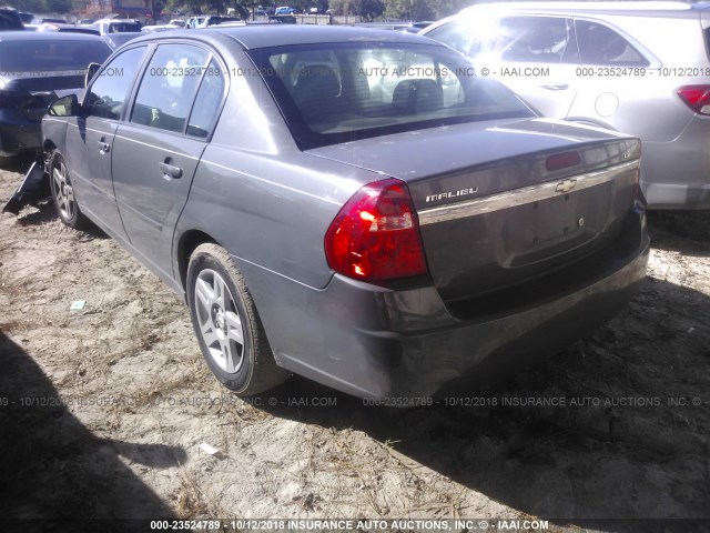 1G1ZT58F47F106116 - 2007 CHEVROLET MALIBU LT GRAY photo 3