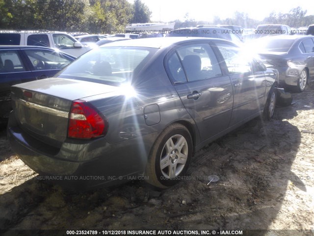 1G1ZT58F47F106116 - 2007 CHEVROLET MALIBU LT GRAY photo 4