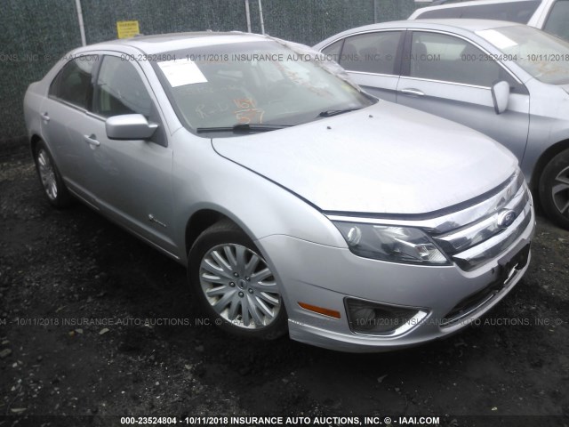 3FADP0L30AR303984 - 2010 FORD FUSION HYBRID SILVER photo 1