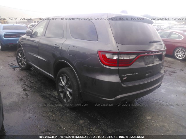 1C4RDJDG5JC194369 - 2018 DODGE DURANGO GT BLACK photo 3