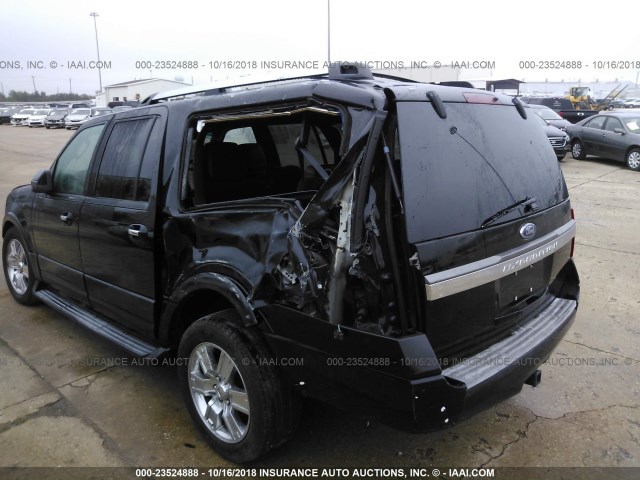 1FMJK2AT8HEA17268 - 2017 FORD EXPEDITION EL LIMITED BLACK photo 6