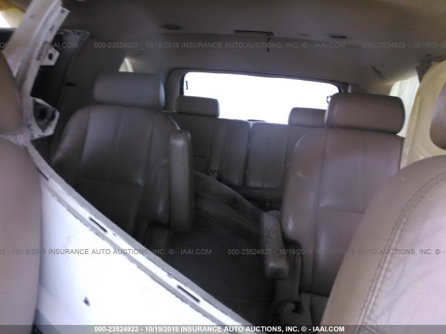 1GKFK63857J307858 - 2007 GMC YUKON DENALI WHITE photo 8