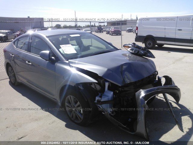 5NPD84LF4JH357008 - 2018 HYUNDAI ELANTRA SEL/VALUE/LIMITED GRAY photo 1