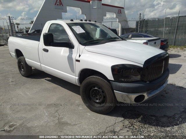 3D7KR26D06G180496 - 2006 DODGE RAM 2500 ST/SLT 白色 照片 1