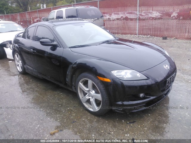 JM1FE17N640128736 - 2004 MAZDA RX8 BLACK photo 1