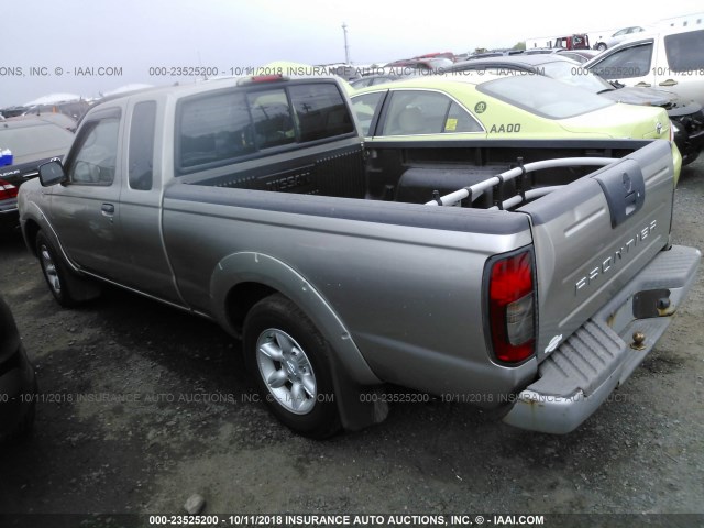 1N6DD26T23C433354 - 2003 NISSAN FRONTIER KING CAB XE GRAY photo 3