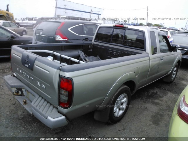 1N6DD26T23C433354 - 2003 NISSAN FRONTIER KING CAB XE GRAY photo 4