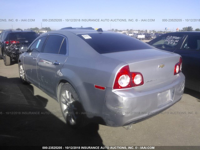 1G1ZG5E78CF306024 - 2012 CHEVROLET MALIBU LTZ 银色 照片 3