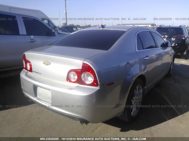 1G1ZG5E78CF306024 - 2012 CHEVROLET MALIBU LTZ 银色 照片 4