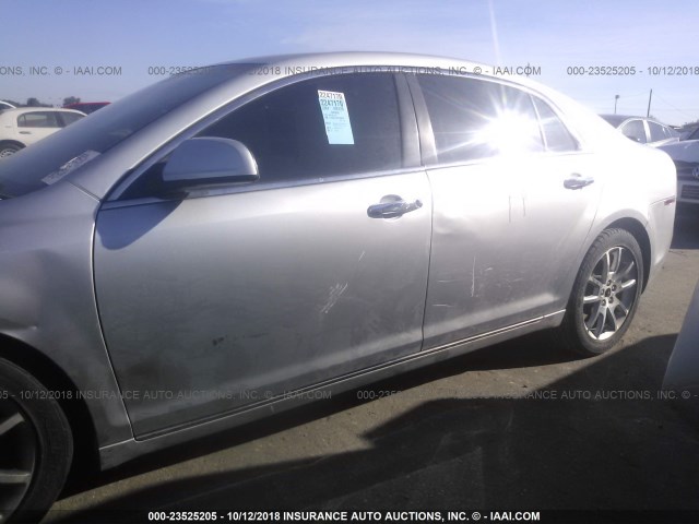1G1ZG5E78CF306024 - 2012 CHEVROLET MALIBU LTZ 银色 照片 6