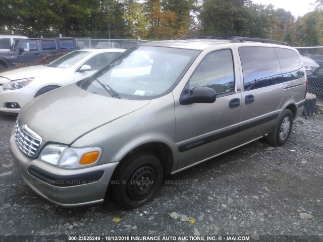 1GNDX03E7YD338494 - 2000 CHEVROLET VENTURE TAN photo 2