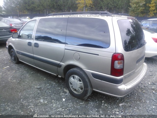 1GNDX03E7YD338494 - 2000 CHEVROLET VENTURE TAN photo 3