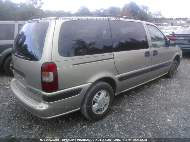 1GNDX03E7YD338494 - 2000 CHEVROLET VENTURE TAN photo 4