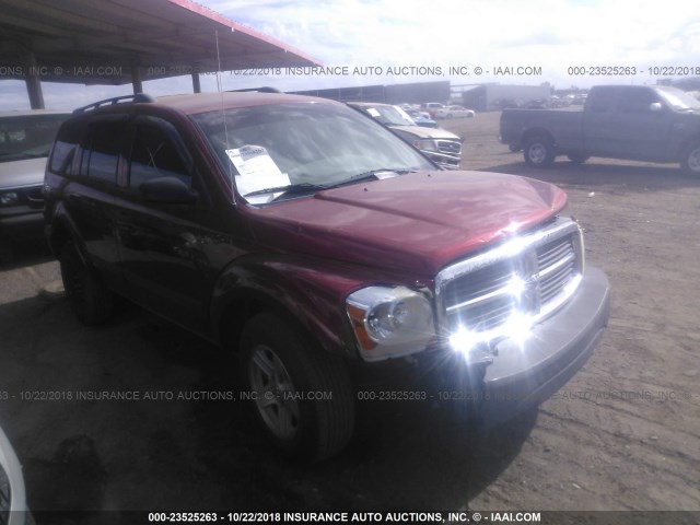 1D4HD38K26F117554 - 2006 DODGE DURANGO SXT RED photo 1