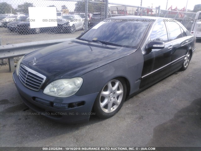 WDBNG83J66A464979 - 2006 MERCEDES-BENZ S 430 4MATIC BLACK photo 2