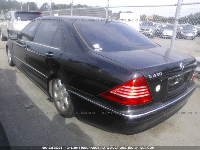 WDBNG83J66A464979 - 2006 MERCEDES-BENZ S 430 4MATIC BLACK photo 3