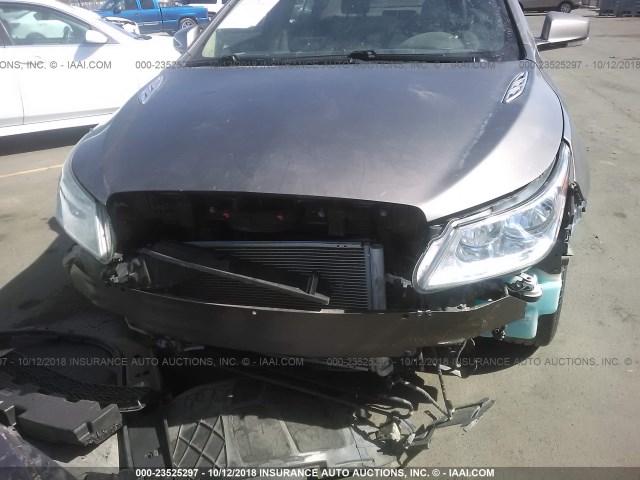 1G4GE5EV7AF293990 - 2010 BUICK LACROSSE CXS BEIGE photo 6