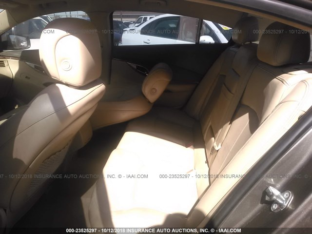 1G4GE5EV7AF293990 - 2010 BUICK LACROSSE CXS BEIGE photo 8