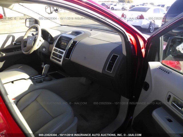 2FMDK39C87BA69467 - 2007 FORD EDGE Червоний фото 5
