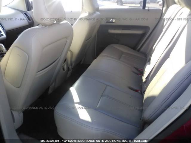 2FMDK39C87BA69467 - 2007 FORD EDGE Червоний фото 8